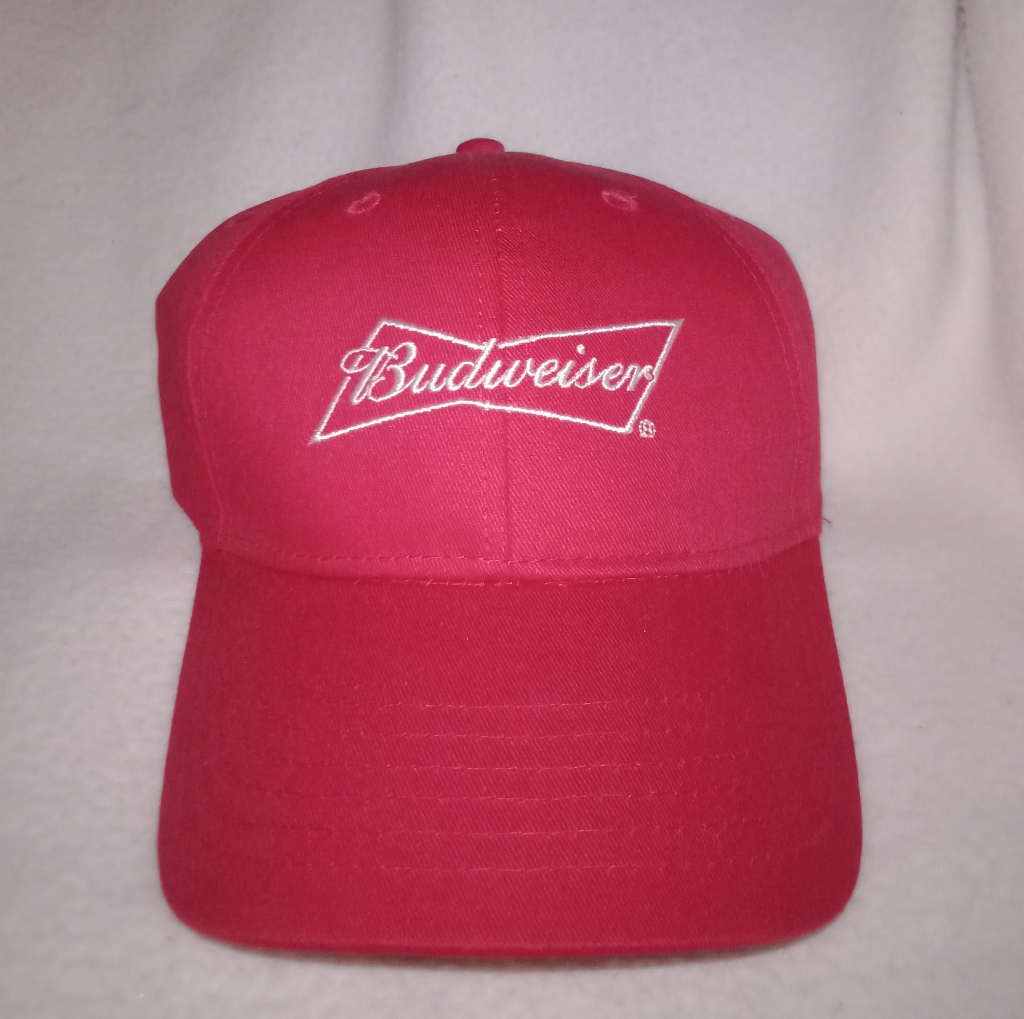 New Budweiser Snapback Hat Cap Red Adjustable